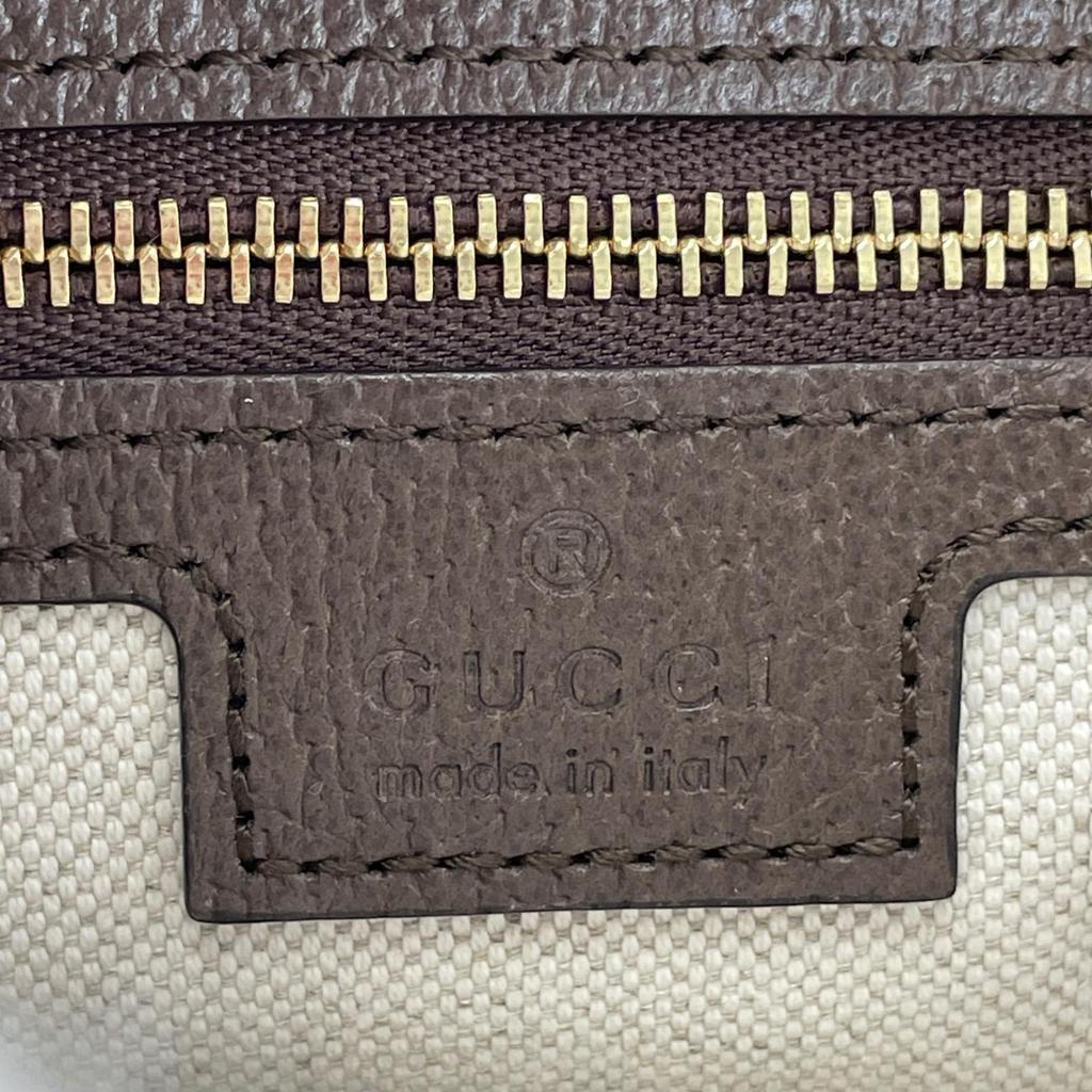 Gucci GG Supreme Shelly Line 772239 Shoulder Bag Brown Women Used