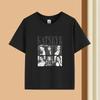 KATSEYE Korean Wave Girl Group Fashionable Youthful Relaxed Trendy Pure Short-sleeved Polyester Children's T-shirt