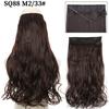 Synthetic Long Wavy Halo Hair Extensions No Clip In Natural Hidden Secret False Hair Piece Synthetic Heat-Resistant Fiber