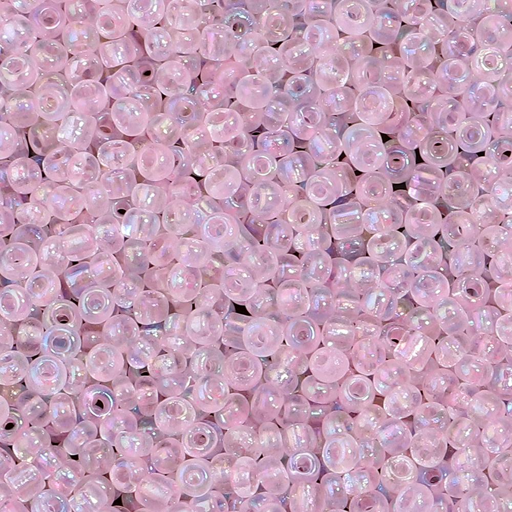 

40g/bag 4mm AB Color Glass Beads Round Seed Beads Loose Beads For Jewelry Making DIY Bracelet Necklace Earrings Accessories розовый