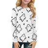 Children's Long-sleeved O-neck Top Printed Daily Casual