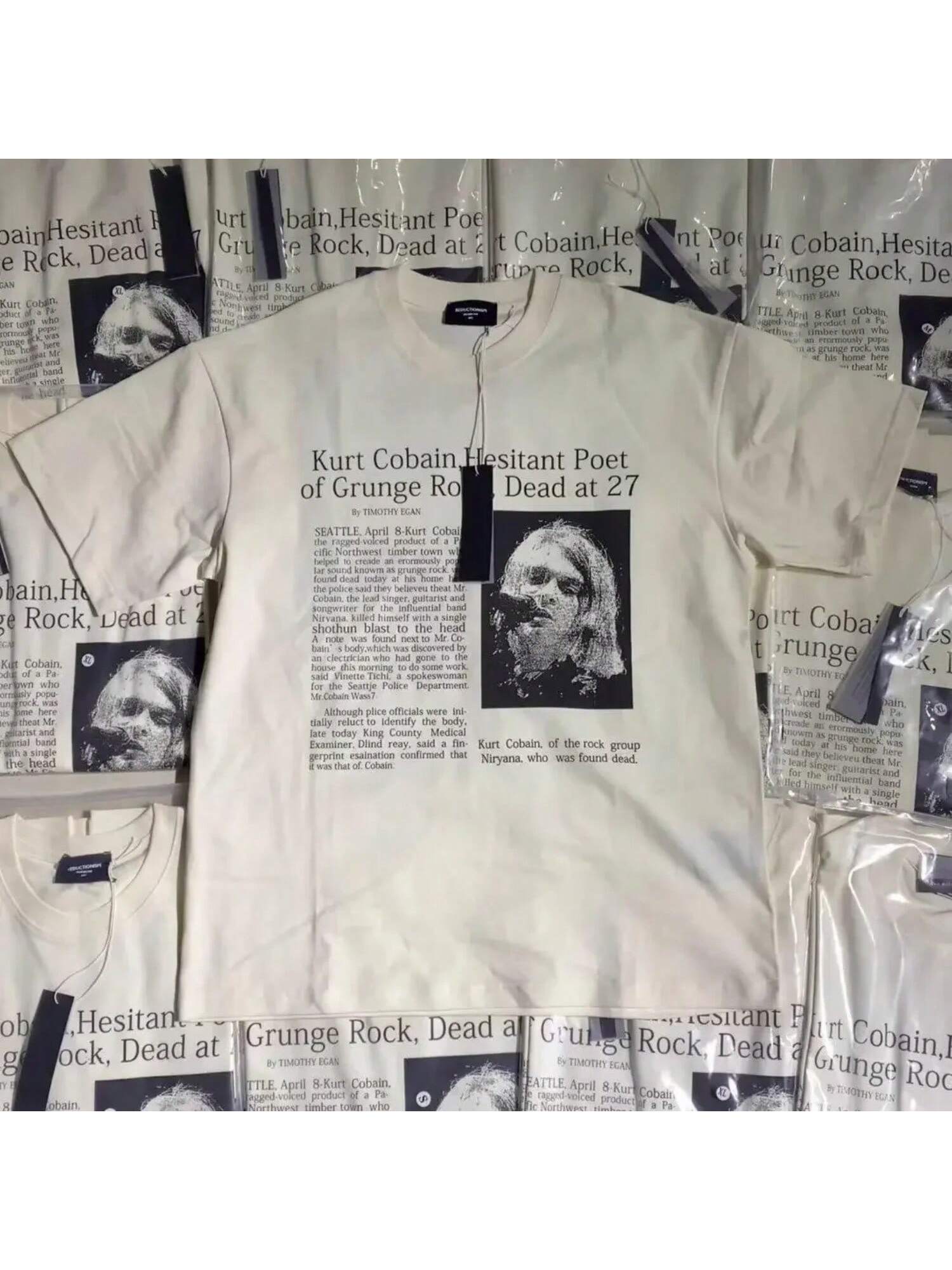 

Тяжелая хлопковая футболка группы Nirvana женская без рукавов с коротким рукавом с круглым вырезом уличный стиль мода базовая однотонная XXXXXL