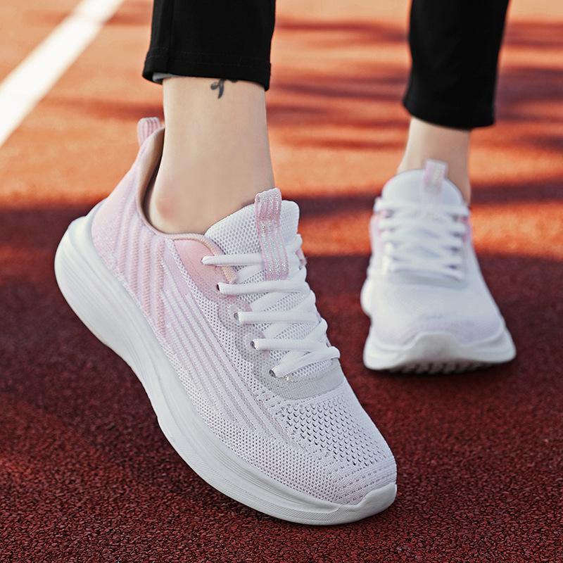 Shoes autumn new mesh breathable deodorant sports shoes soft sole shock absorption non-slip running shoes