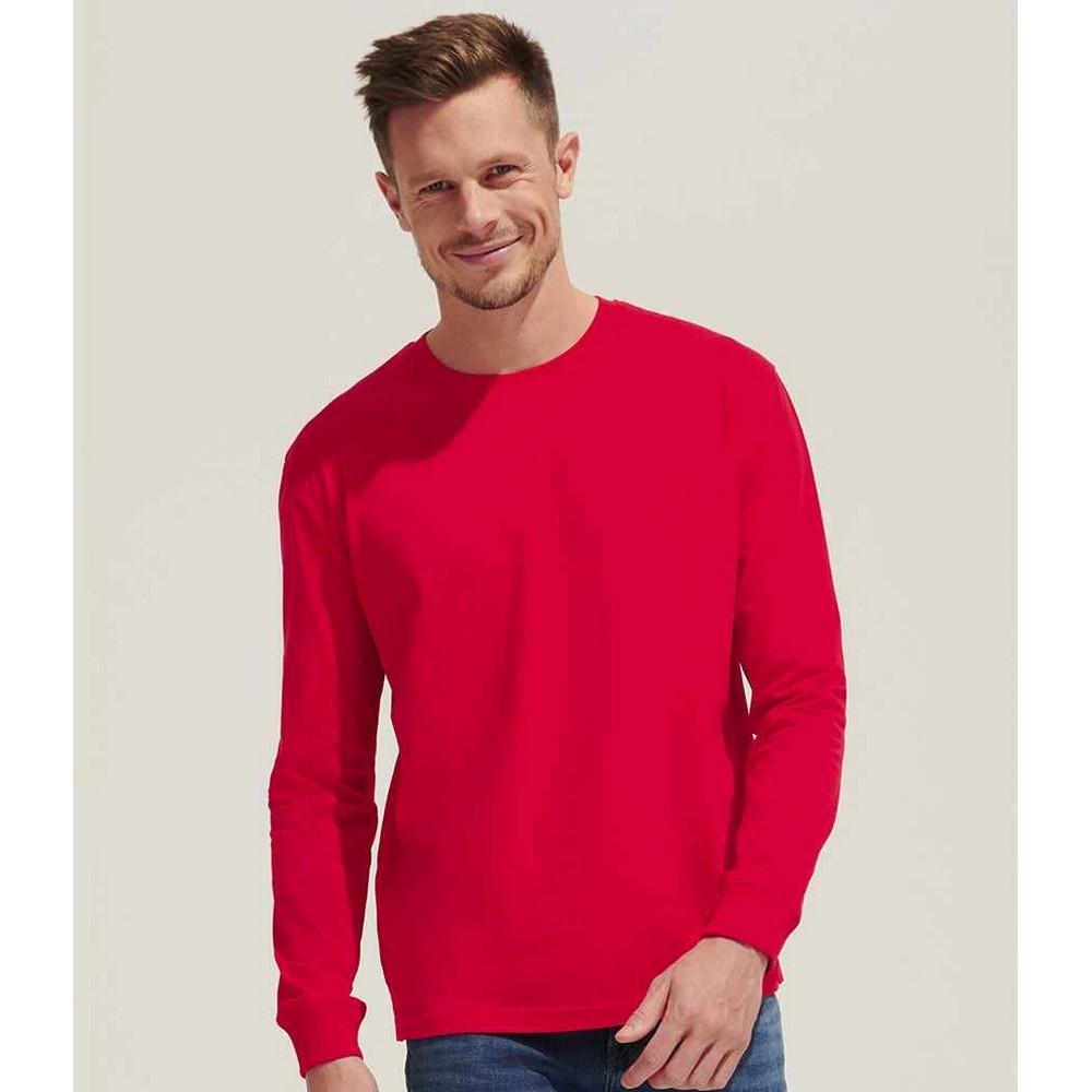 SOLS Unisex Voksen Pioneer Langermet T-skjorte i økologisk bomull