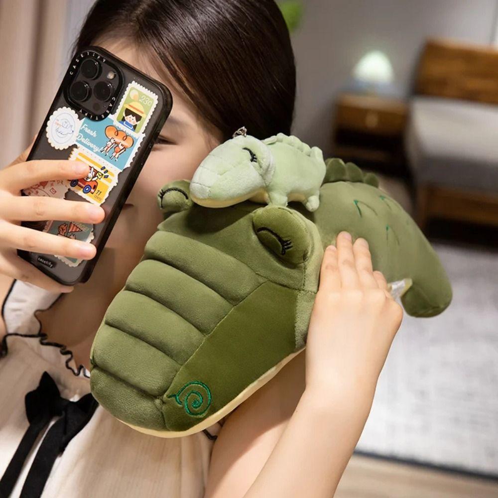 Cartoon Crocodile Plush Toy Pendant Stuffed Animal Crocodile Throw Pillows Children Friend