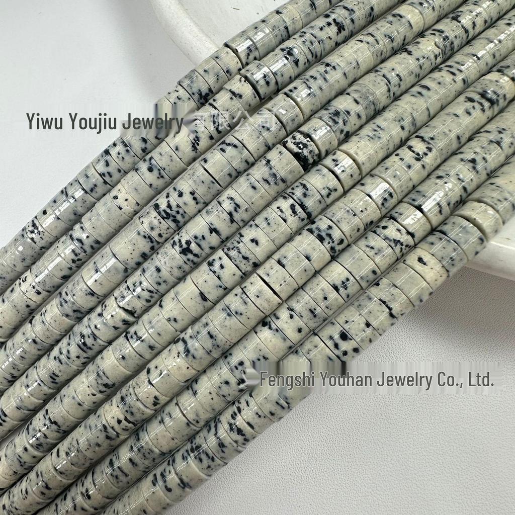 3x6mm Mixed Stone Spacer Beads for DIY Jewelry Making