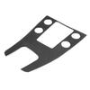 Accessorio Copertura Pannello Leva Cambio Console Centrale in Fibra di Carbonio Adatto per V60 S60 2010 2017Guida a Destra