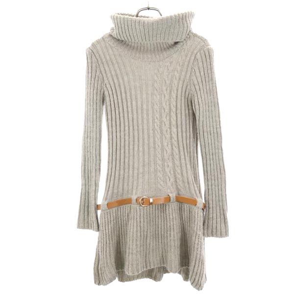 

MODE FOURRURE Mohair Blend Long sleeve knit one piece Women Used