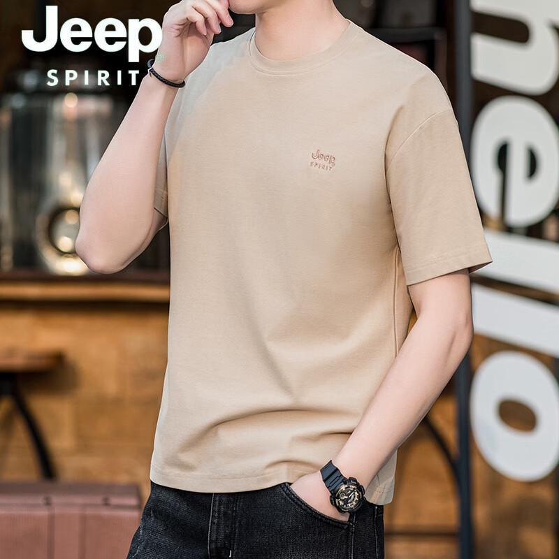 

JEEP SPIRIT Men s Short Sleeve Round Neck T-Shirt L