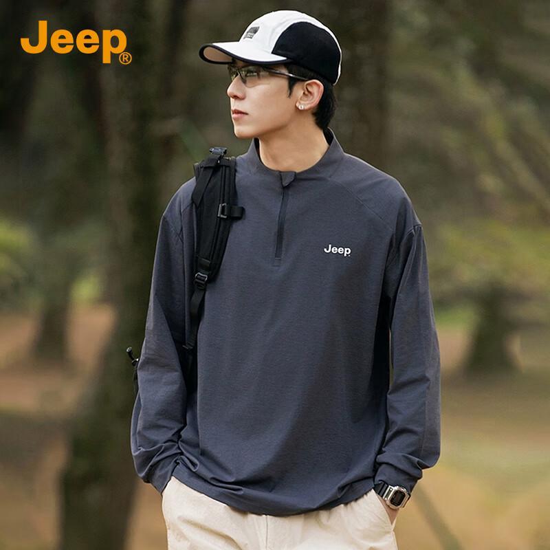 JEEP Men s Outdoor Breathable Long-Sleeve T-Shirt 2XL