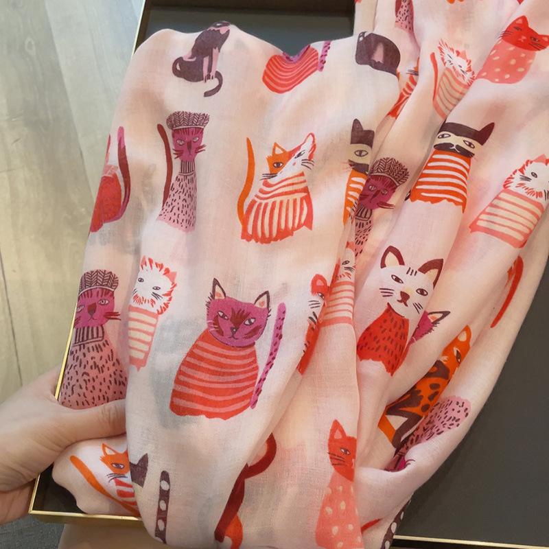 Cotton and Linen Women's Scarves Cute Sun Protection Shawls Beach Tourism Beach Scarves