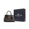 Coach Darcie beschichtete Leinwand und Glattleder Schultertasche, Crossbody-Tasche, Handtasche Mini Damen Schwarz CH174-IMAA8