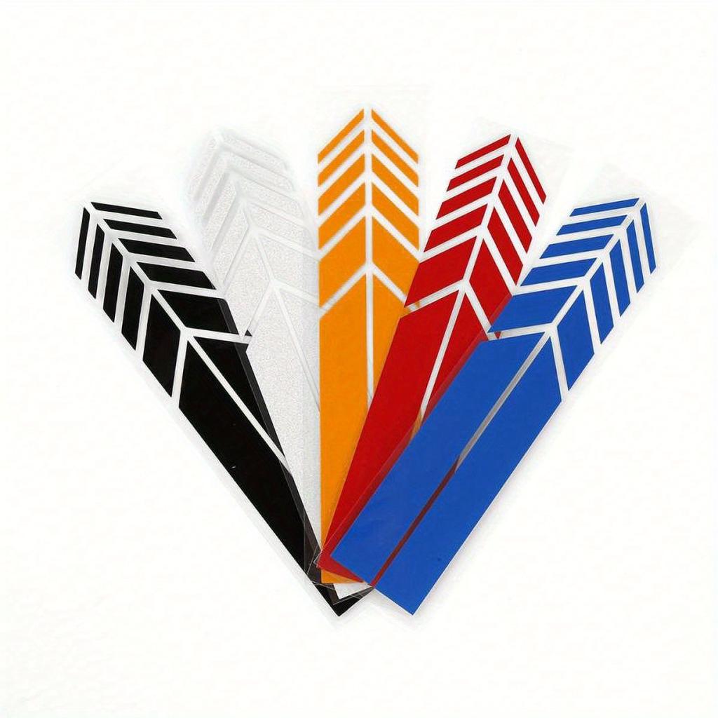 2 Stück Rückspiegelaufkleber Universelles Autostyling PET-Aufkleber Rückspiegeldekoration Aufkleber Streifen Autozubehör