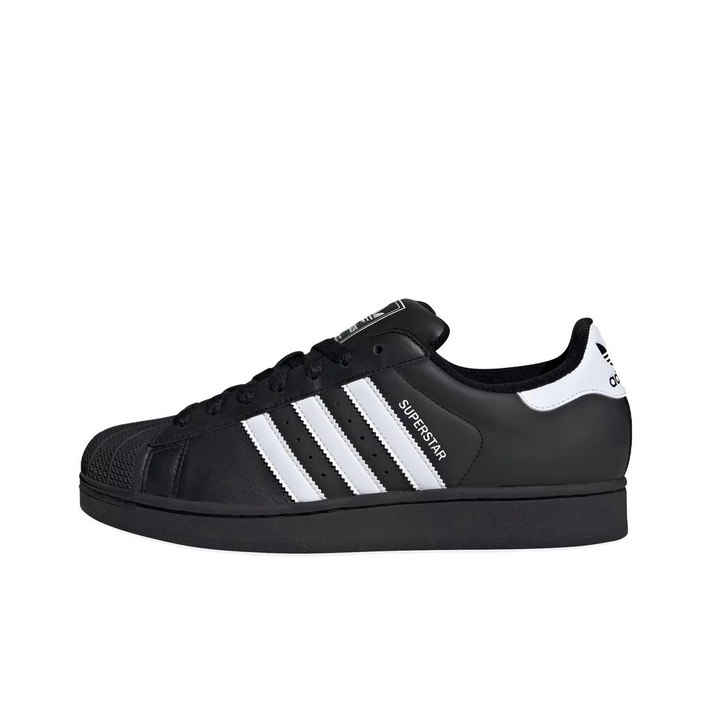 Adidas Originals Superstar 2 Sword Star Leather Abrasion Resistant Low top Skateboard Shoes Unisex Black Purple JI0079(Team516-)