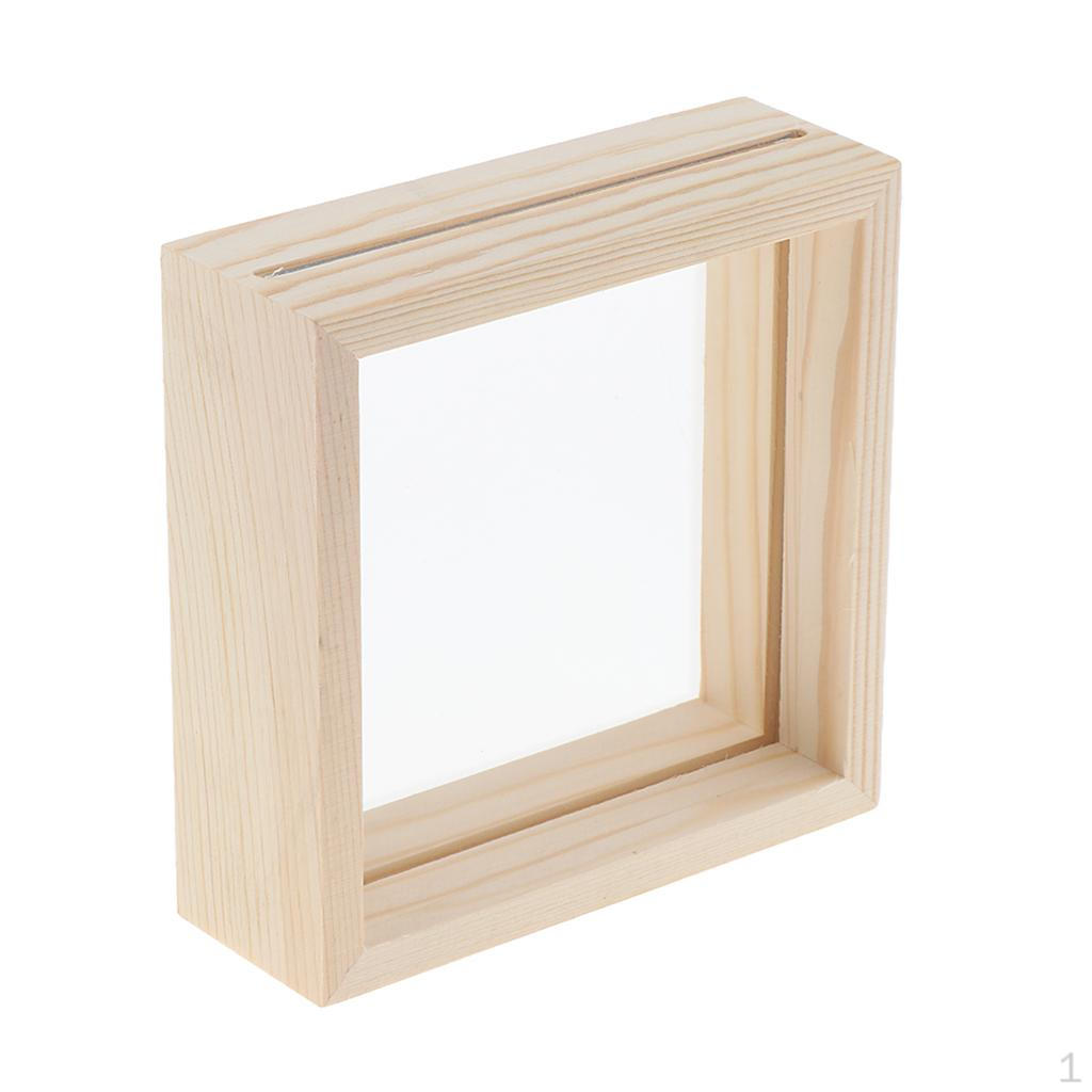 Clear Wooden Glass Picture