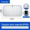 Magnetic Double-Piece Car Window Sunshade - Universal Heat Insulation and Sun Protection Curtain