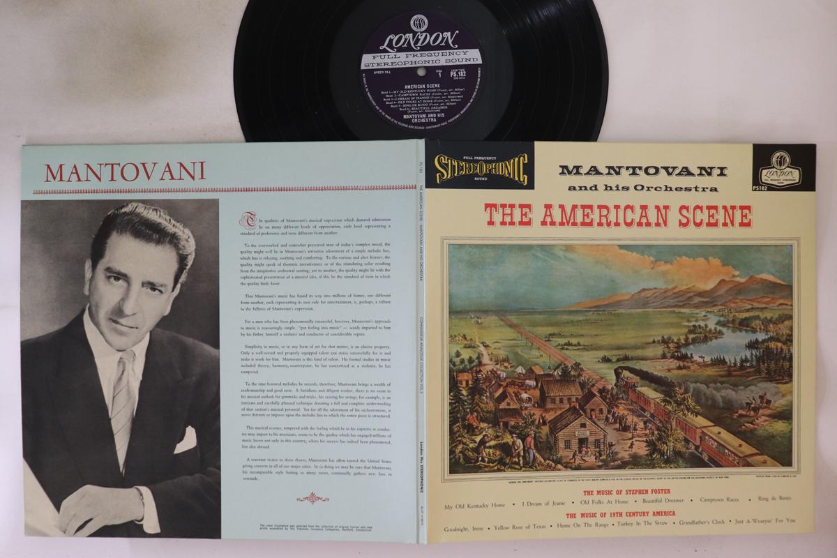 

LP Record MANTOVANI - American Scene PS182 LONDON Germany Classical Used