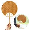 Handcrafts Bamboos Woven Fan Lightweight Cooling Fan for Summer Cooling Paddles and Weddings Parties Home Decors Gift