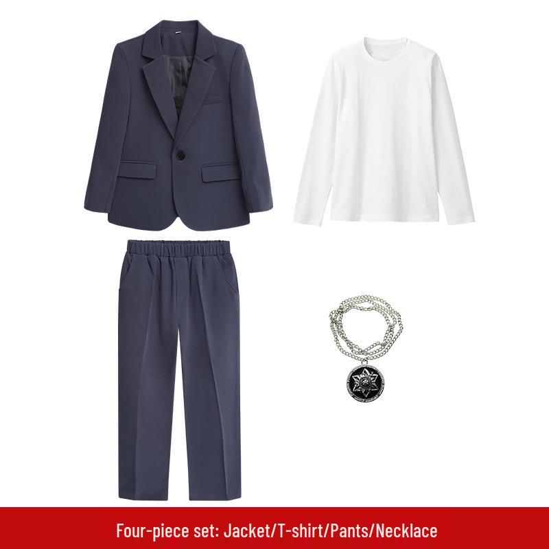 Children's Spring Suit Set: Boy's Casual Performance & Photography Outfit, Flower Boy Wedding Attire