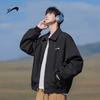 Guirenniao Men's Casual Baseball Collar Flight Jacket