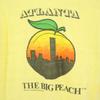 VINTAGE 70s Short sleeve THE BIG PEACH T-shirt yellow Atlanta Men's Used