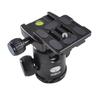 High Strength Aluminum Quick Release Plate With 3 Screw Mounting Channel And Anti Slip Feet For TY50X Tripods