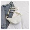 Women's New Shoulder Crossbody Dumpling Bag Large Capacity Tote Bag Solid Color Casual Versatile Nylon Fabric Bag Trendy