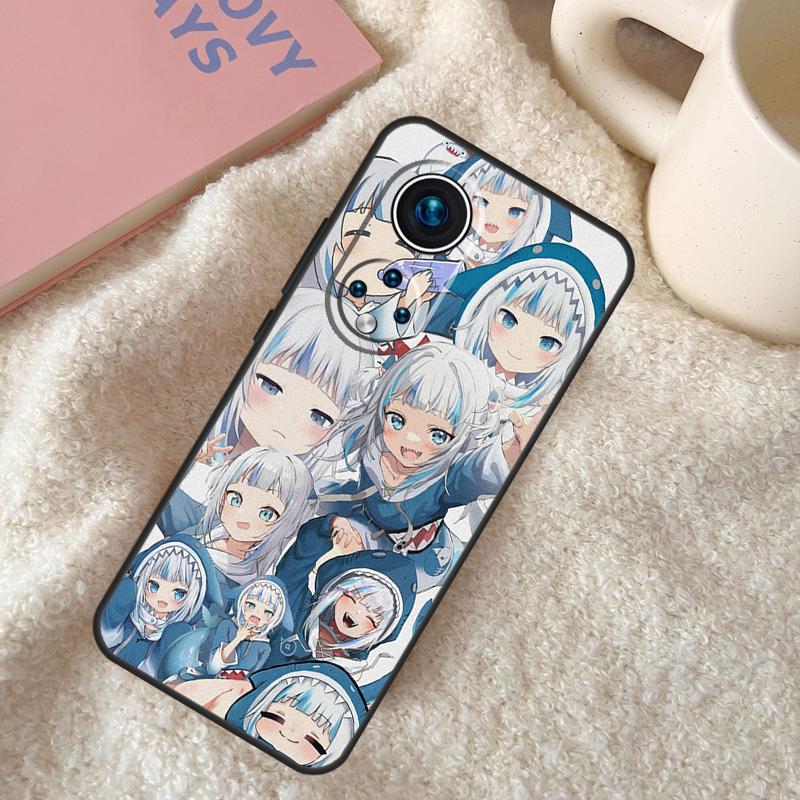 Anime Hololive Gawr Gura Case For Honor X9c X8a X8b X9b X9a X8 X9 50 70 90 Lite Honor 200 Lite Magic 5 6 7 Pro Coque