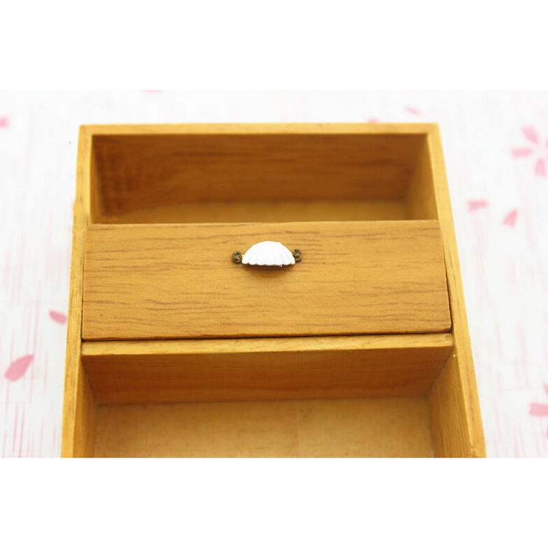 4Pcs Of 1:12 Dollhouse Miniature Drawer Handles Drawer Pulls