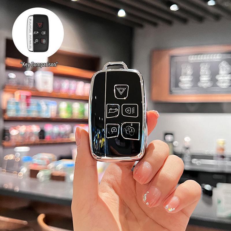 

Чехол для ключа Land Rover & Jaguar для Range Rover, Velar, Evoque, Discovery 4, Freelander 5