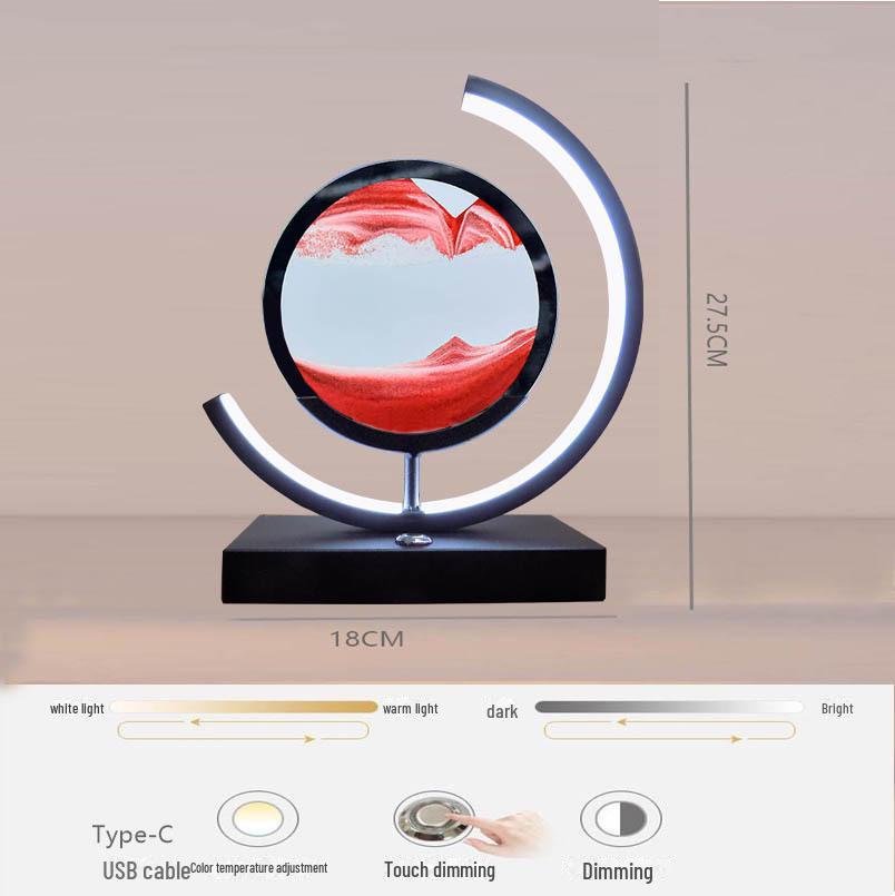 

Настольная лампа Quicksand своими руками — креативное атмосферное освещение с динамичной росписью и умным ночником Touch-activated