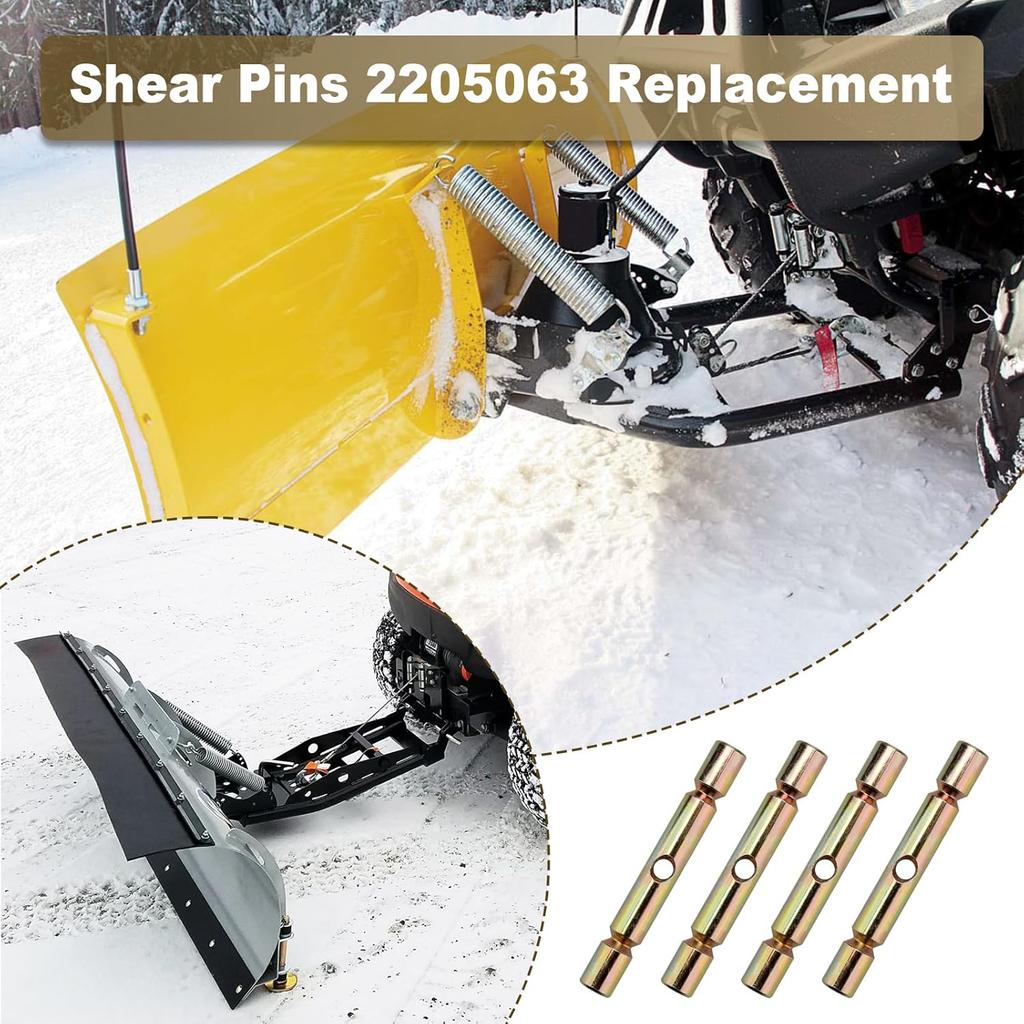2205063 Shear Pin Compatible with Polaris ATVs Snow Plow Glacier, Snow Plow Shear Pin Accessories Replacement for Polaris ATV 2015- Sportsman 2205063