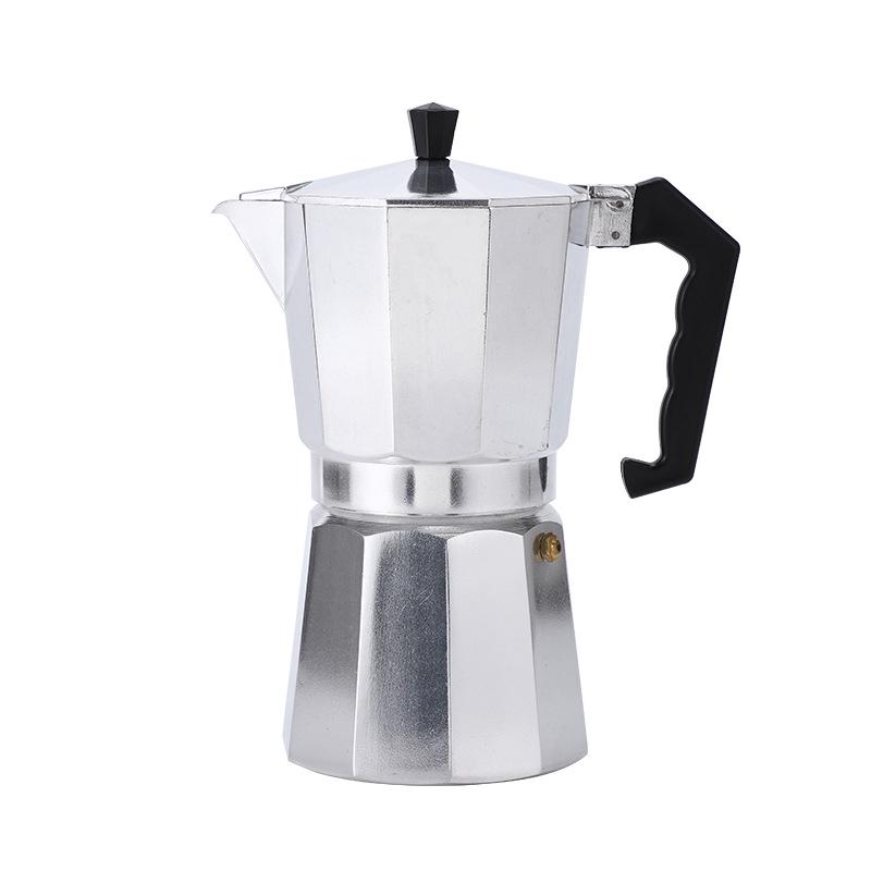 Premium Octagonal Aluminum Moka Pot - High-Quality Italian Coffee Maker