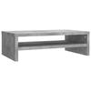 VidaXL Support de moniteur Gris béton 42x24x13 cm Bois d'ingénierie 800220
