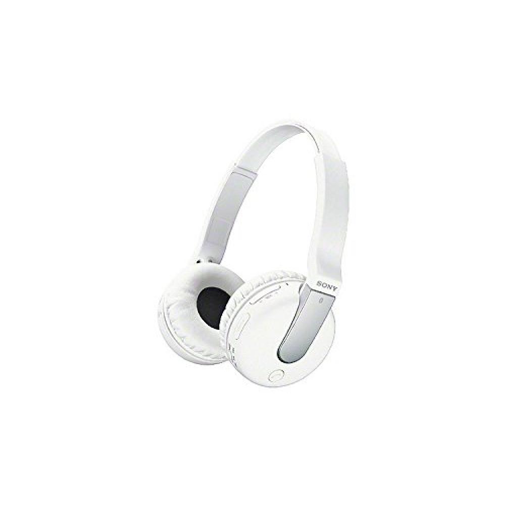 

SONY Sealed Wireless Headphones Bluetooth Compatible with Microphone White DR-BTN200W