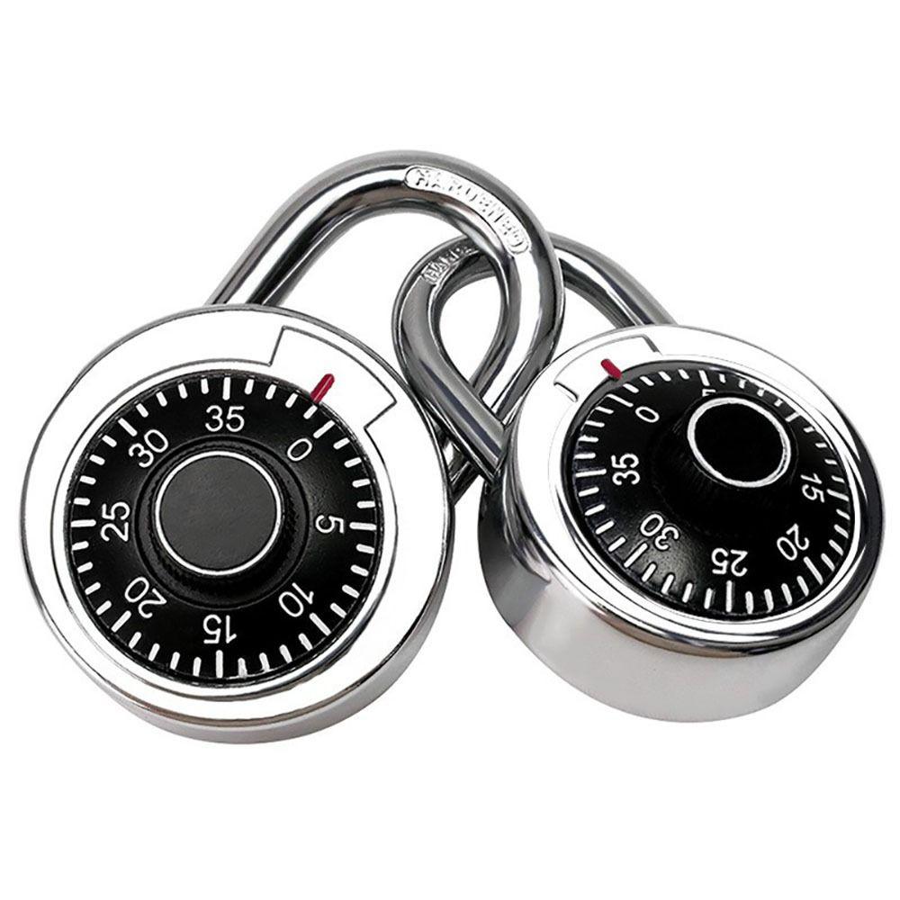 NEW High Security Dia Lock Round Waterproof Digit Combination Lock Stainless Steel Password Lock Lock