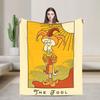 Spongebobed Blanket Flannel  Winter  Breathable Soft Throw Blankets for Home Travel Bedspread