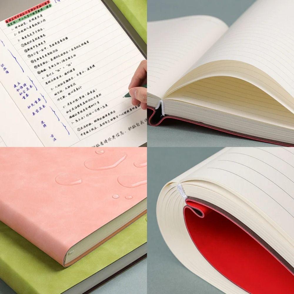 Line/Blank A4 Thick Notebook 200 Pages A4 Square Notebooks Painting Notebook Large Notebook  Diary