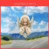 Acrylic Angel Car Interior Decor Pendant For Stylish Vehicle Accessories