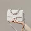 Bag Women's New Autumn and Winter Leather Women's Bag Messenger Bag Chain High-end Shoulder Small Square Bag