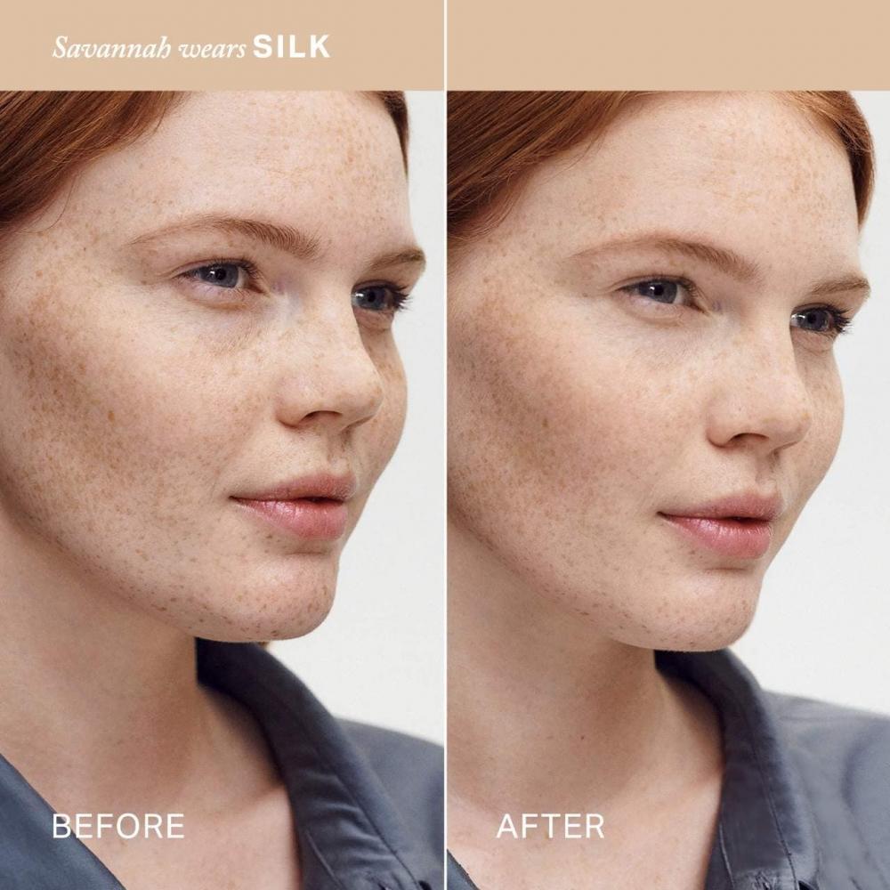 Merit Der Minimalist Perfektionierender Teint Foundation Und Concealer Stick 0,23 Unzen Seide Sehr Hell Warm