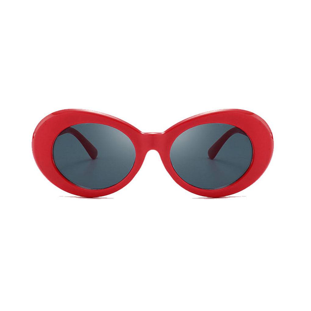 Звезда Рока Ретро Клаут Очки Овальные Круглые Черные Линзы Женские Мужские Дизайн