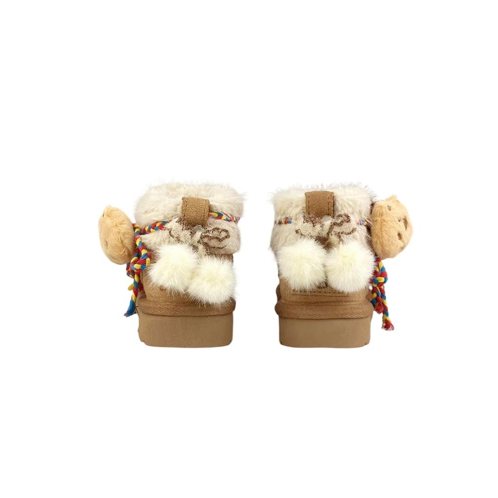 UGG CLASSIC ULTRA MINI Sheepskin Thermal Ankle Length Snow Boots Women's Chestnut Brown 1116109-CHE(Team401-)