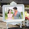 7 inch Europe Retro Vintage White  Photo Frame Picture frame Home Wedding Decoration Gifts