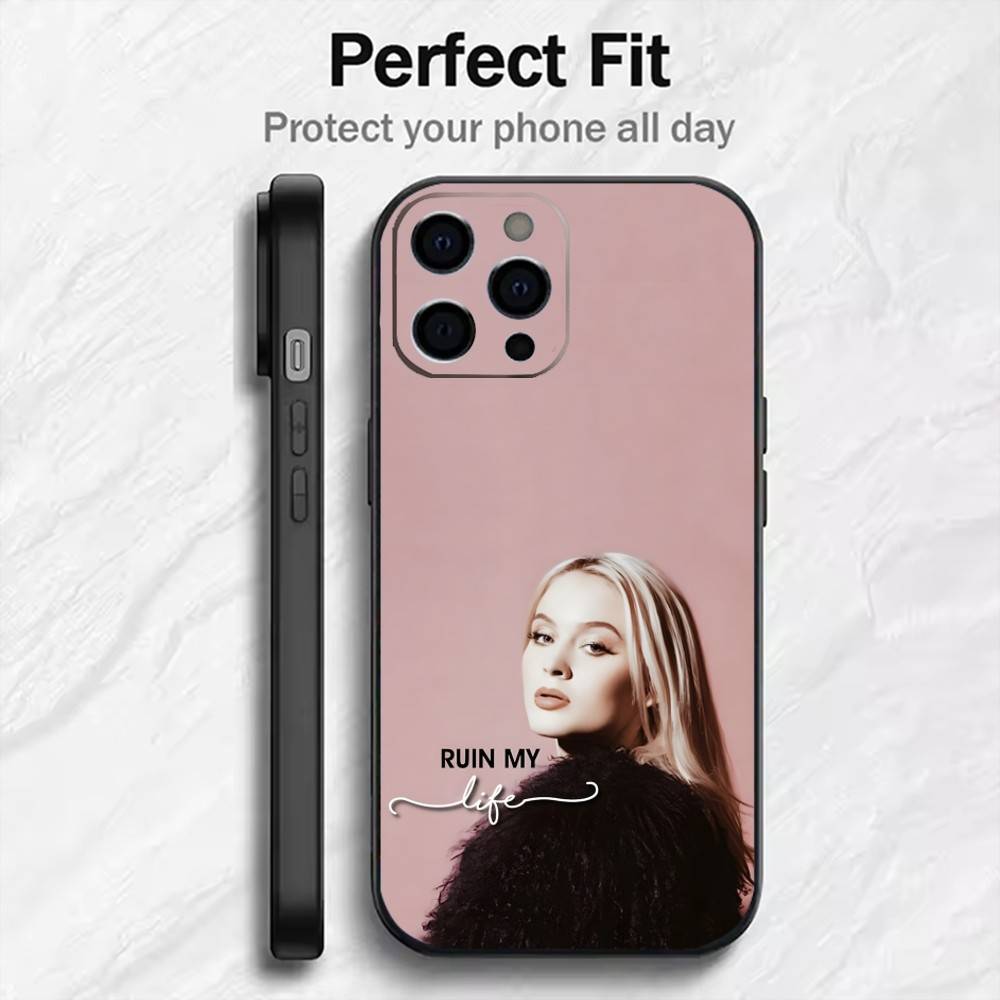 

Midnight Sun Z-Zara L-Larsson Чехол для телефона для iPhone 17, 16, 15, 14, 13, 12 Plus, Max Мягкий силиконовый Черный чехол iPhoneXSMAX