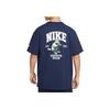 Nike Sportswear Premium Fashion Comfortable Vintage Minimalist Short Sleeve T-Shirt Men Tops Deep-Navy IH0818410