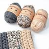 -Pack Knitting Yarn, T-shirt 196 Yards Total Length, Chunky Yarn for Carpets, Handbags,