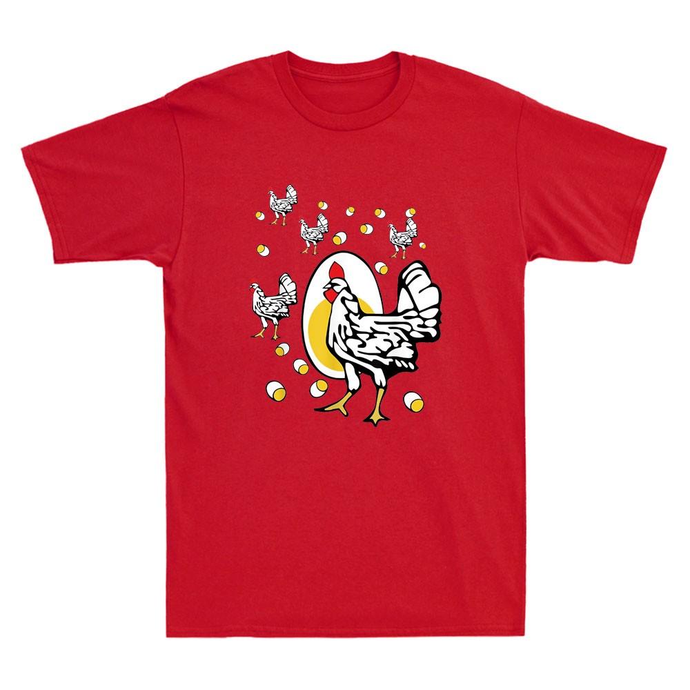 Roseanne Chicken Funny Cock With Eggs Graphic Novelty Unisexs Short Sleeve Tshirt