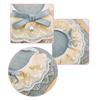 Cats Wedding Costume Princess Wedding Dress Bandana Collar with Delicate Lace Trim Ribbon Bowknot for Cats Only