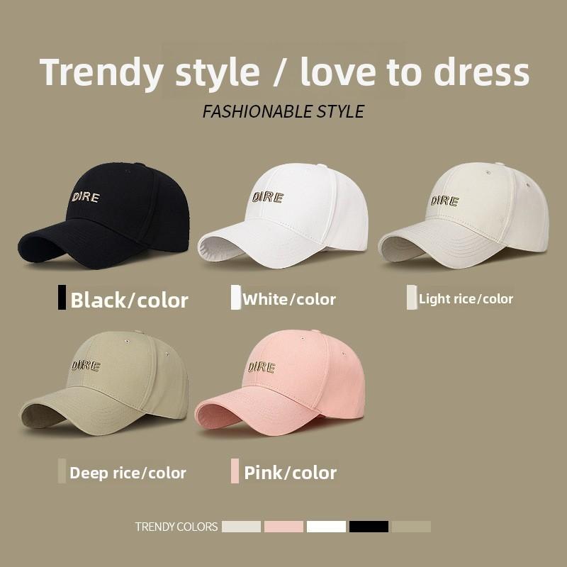 Cappellino da Baseball per Donna Uomo con Design a Lettera 3D Ricamata Protezione Solare Regolabile per Uso Casual
